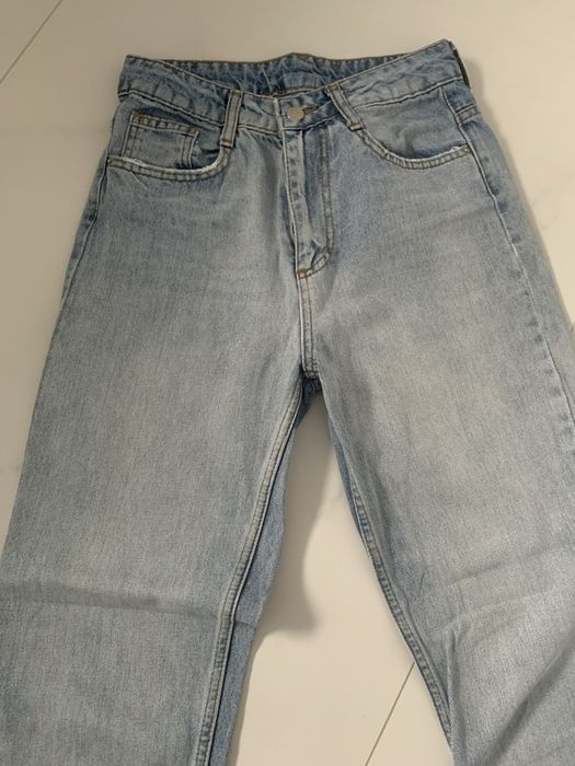 Джинси мом, голубі