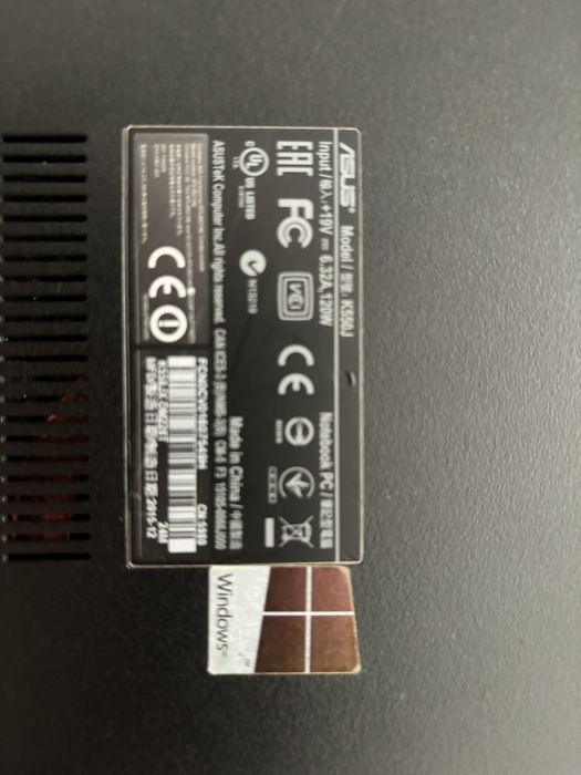 Asus K550J c/ 12GB RAM + SSD