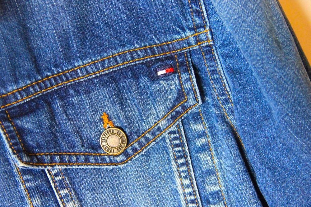 Tommy Hilfiger jeansowa kurtka koszula meska xl jeans