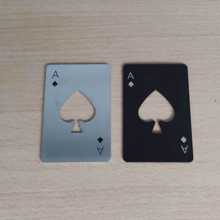 Abre Caricas Rolha Carta Ás Metal Robusto