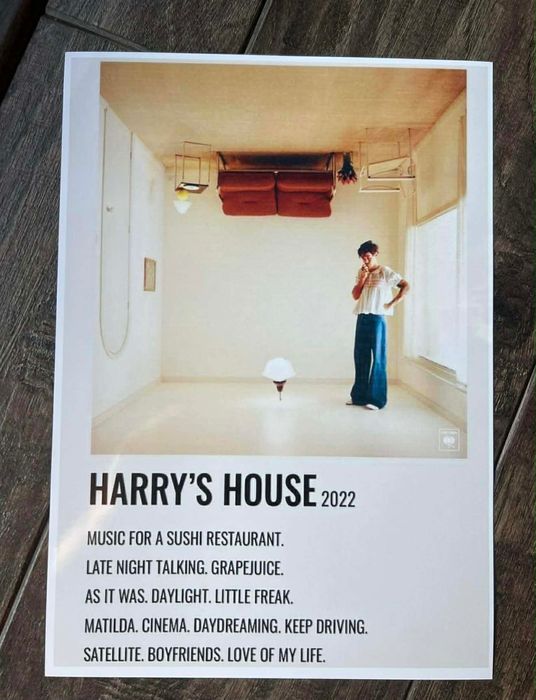 Plakat A4 kodak harry styles poster