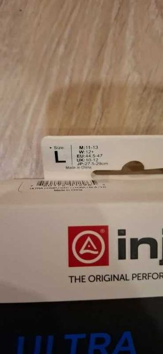2 x pary Injinji Ultra Compression Lightweight OTC Socks  roz. L