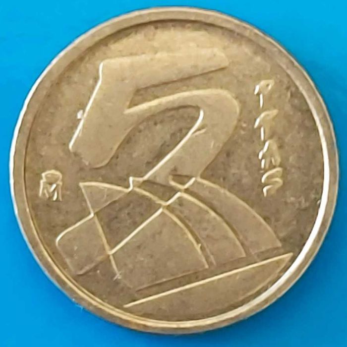 5 Pesetas de 1989, Espanha, Juan Carlos I