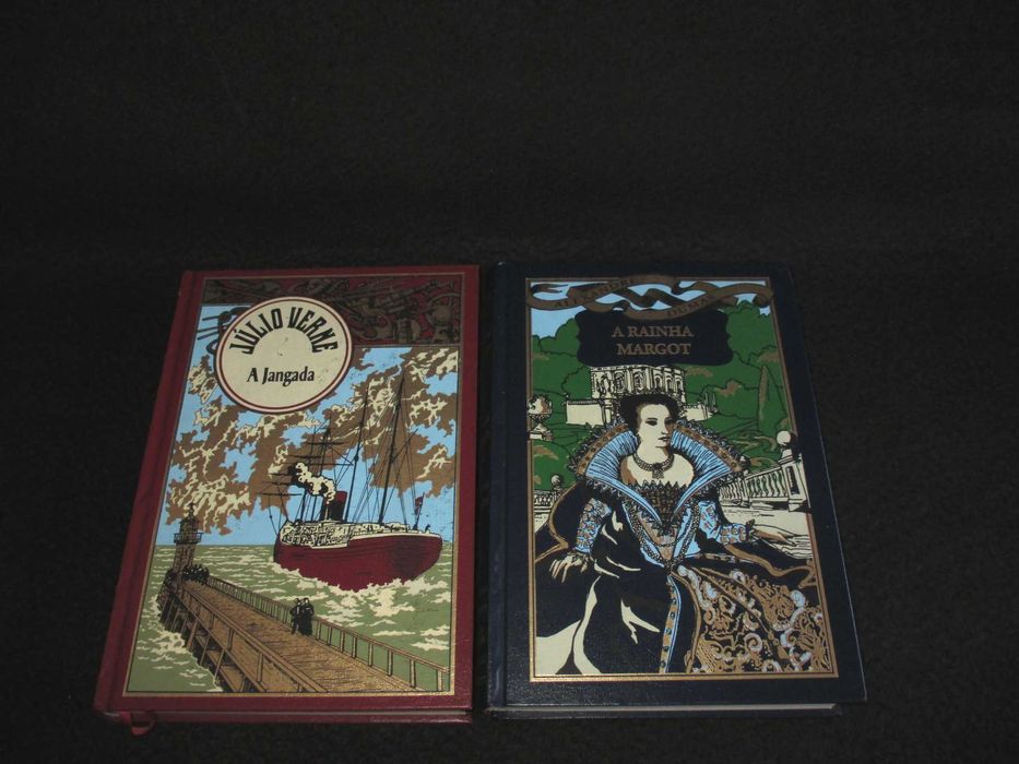 Livros de Júlio Verne e Alexandre Dumas