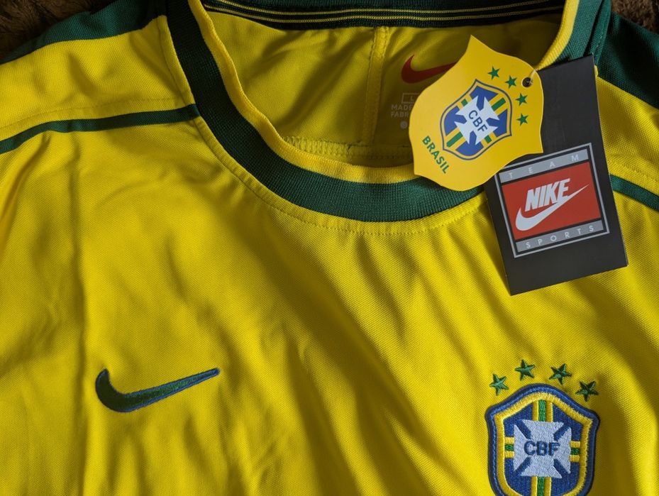 футболка збірна Бразилії 1998 Ronaldo,Роналдо
