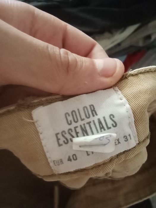 Calções bejes color essentials