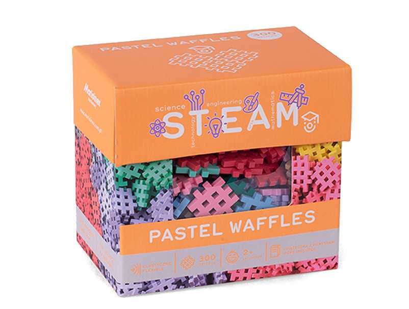 MARIOINEX klocki mini WAFFLE WAFLE 300 elementów pastel 903636