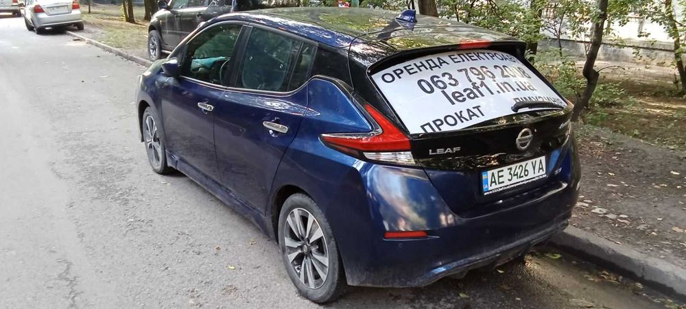 аренда nissan leaf 2021 62квтч