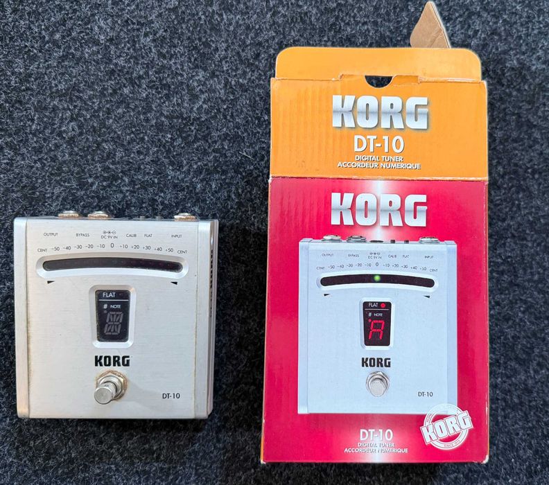 Pedal Korg DT-10 Digital Tuner / Artec SE-OE3 Acoustic EQ para Guitarra Acústica