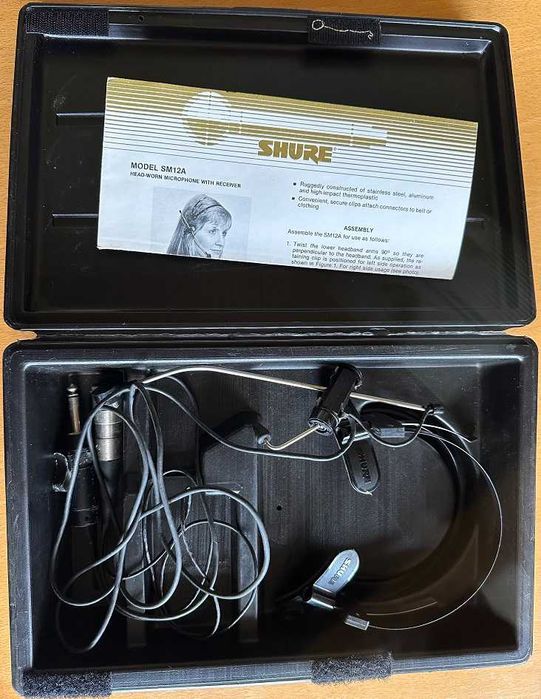 Microfone de cabeça Shure SM12A