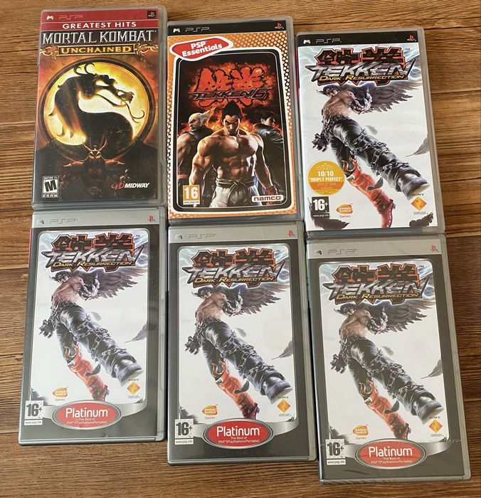 Sony PSP: Silent Hill, God of War, Tekken, Mortal Kombat, Castlevania
