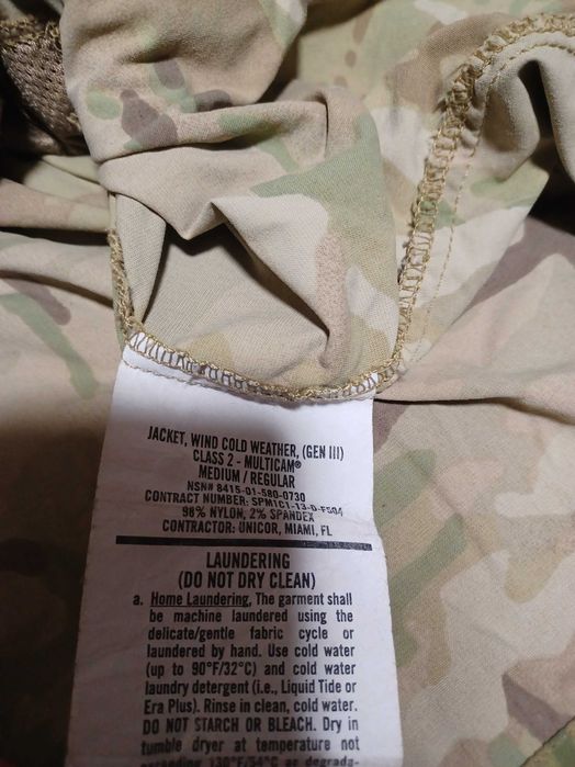 Kurtka windshirt wojskowa multicam US Army GEN III M/R