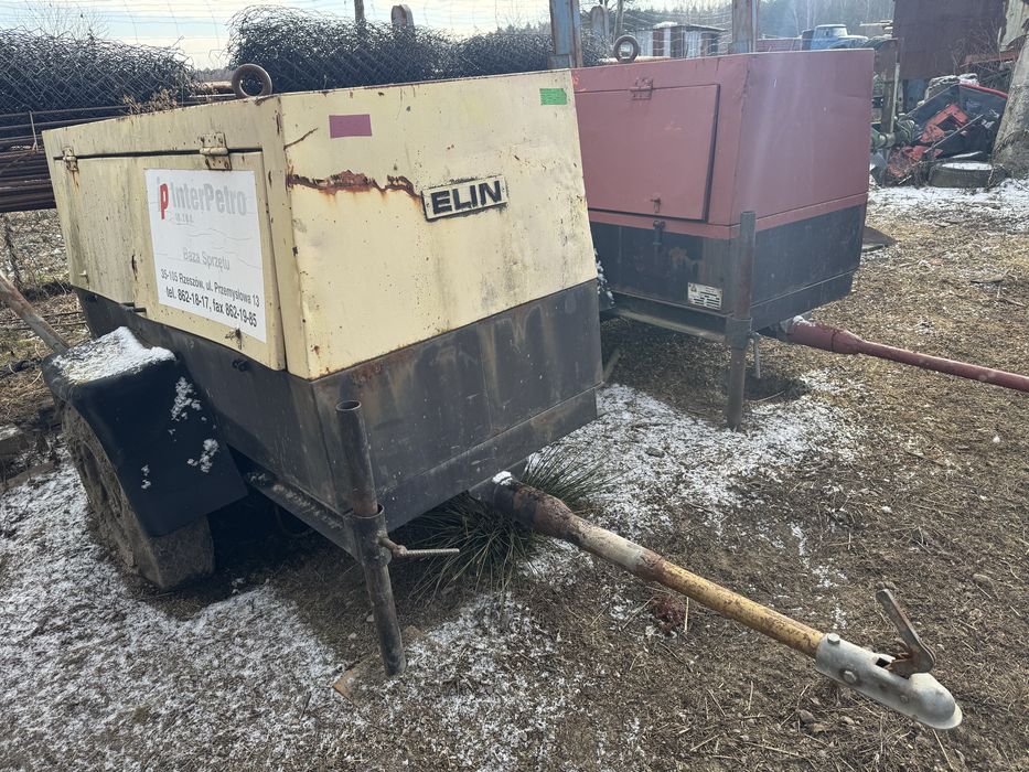 Agregat spawalniczo prądotwórczy na przyczepie