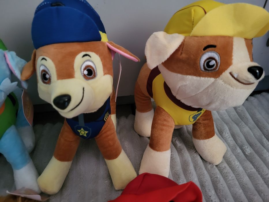 Psi patrol zestaw maskotek z bajki 7 sztuk