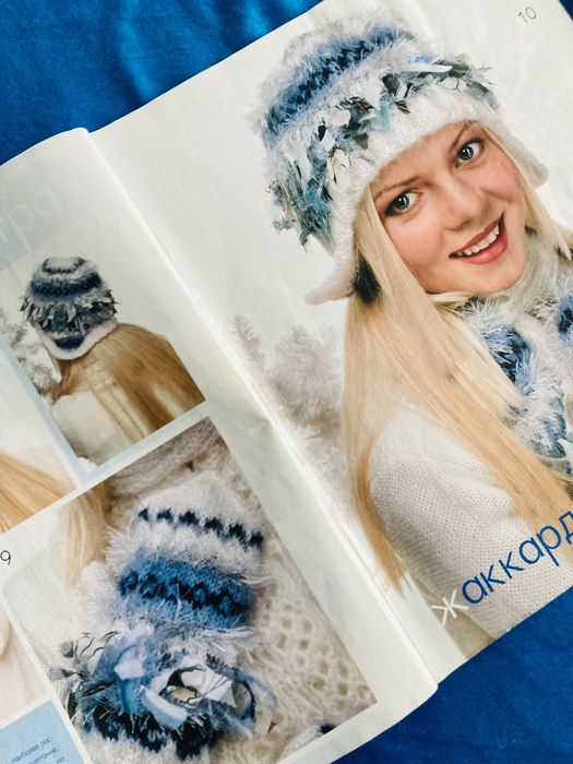 Шапка варежки шарф женские ручная работа
