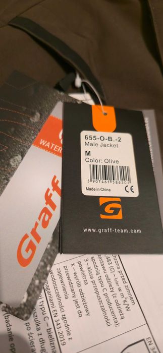 Komplet zimowej ciepłej odzieży Graff- kurtka+podpinka+spodnie-nowy.