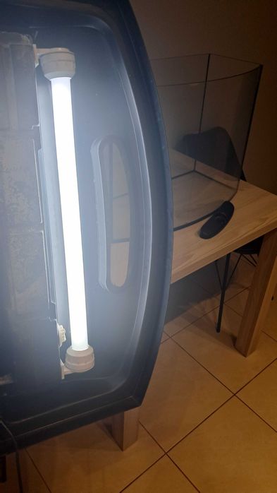 Akwarium 72l + statek piracki & sztuczna rafa