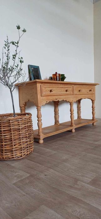 Konsola drewniana vintage