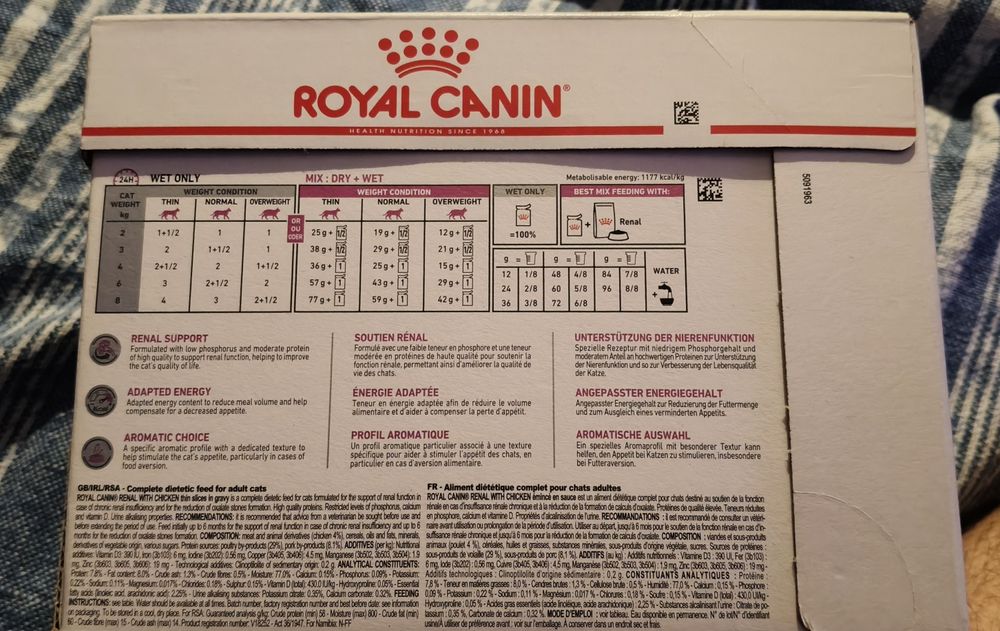 Royal Canin Renal Frango Saquetas para gatos