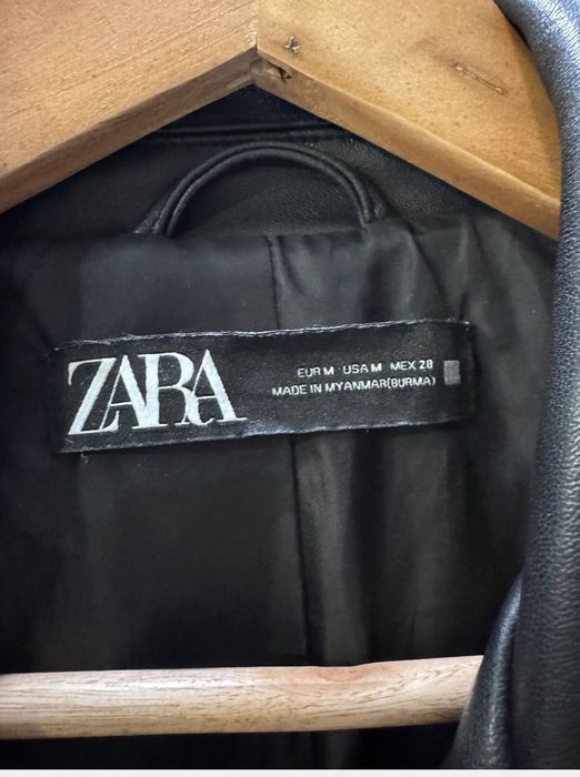 Черная куртка косуха Zara S/M