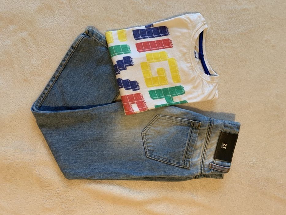 Calça ganga+sweat manga comprida, 5 anos