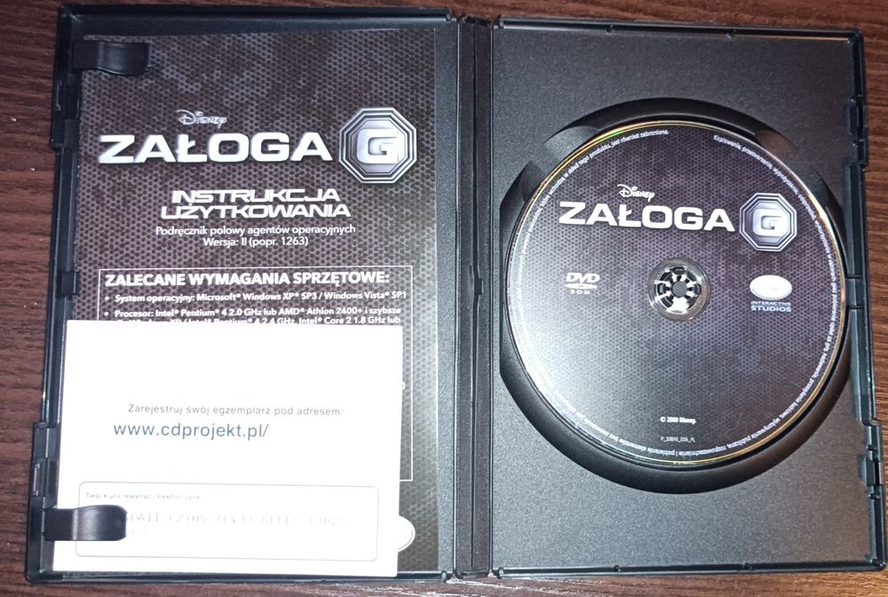 Gra Załoga G PC dvd rom
