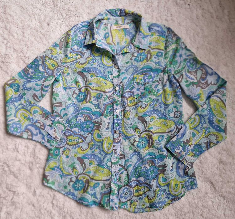 Lekka zwiewna koszula bawełniana  damska OLD NAVY r. S