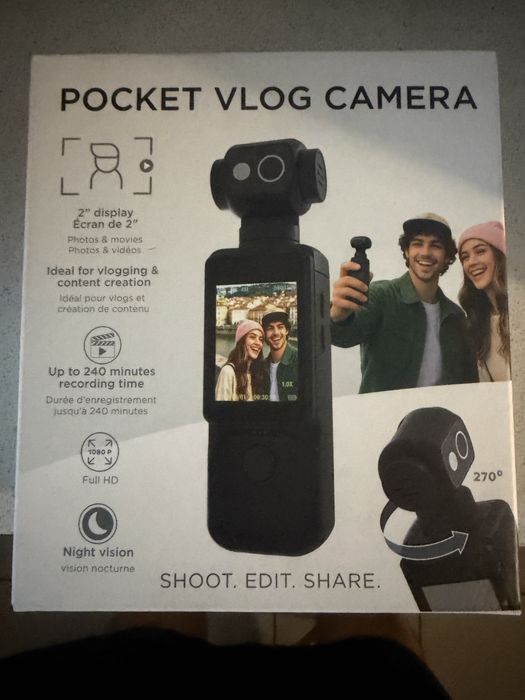 Pocket vlog camera