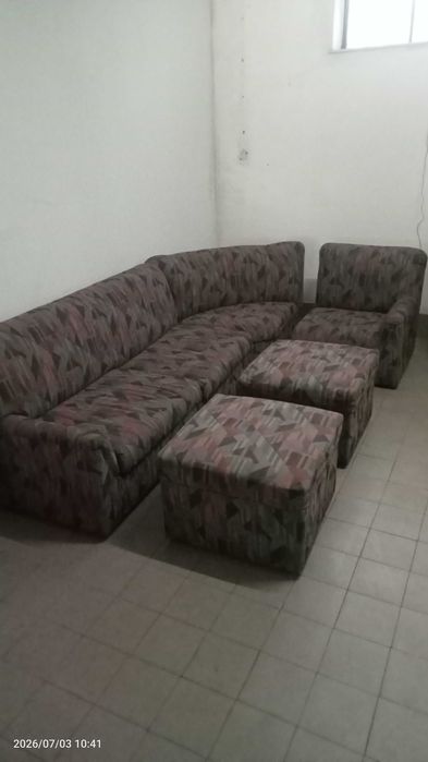 Sofá 5 lugares mais 2