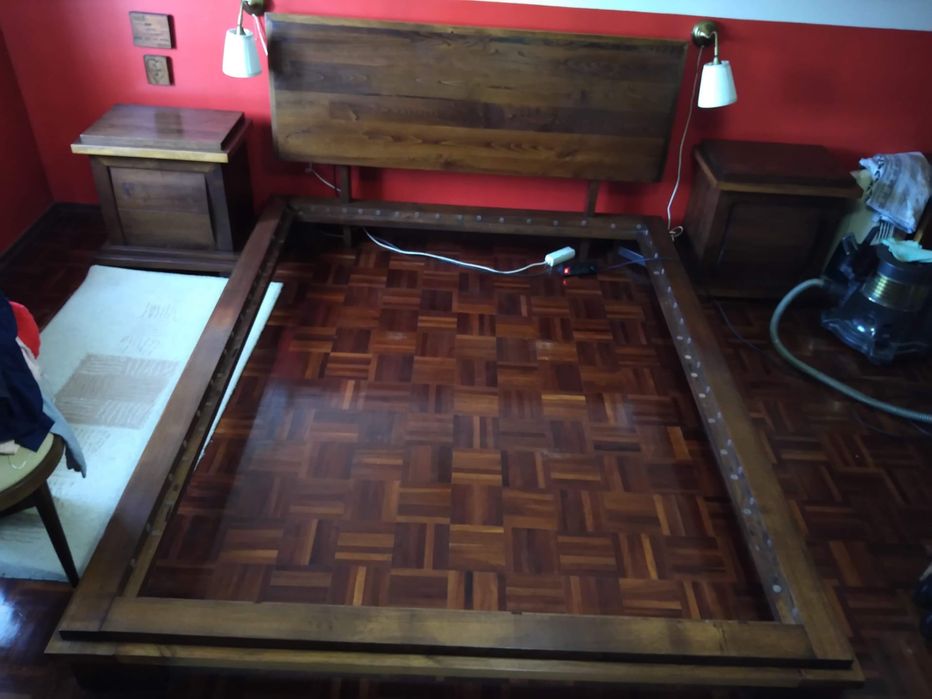 Vendo conjunto cama + estrado