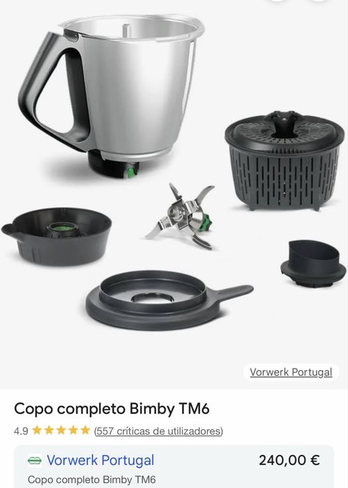 Tm6 Copo completo e varoma