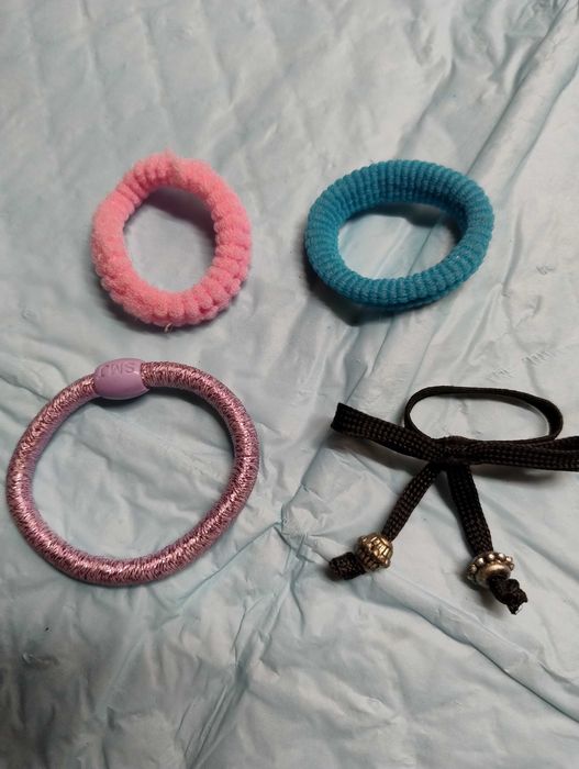 Kolorowe gumki do włosów Scrunchie do włosów spinka opaska