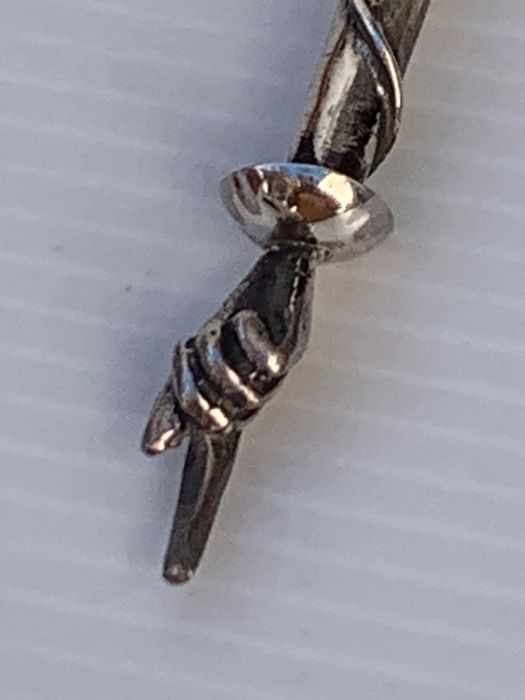 Ponteiro judaico para ler a Tora Século XIX , Prata