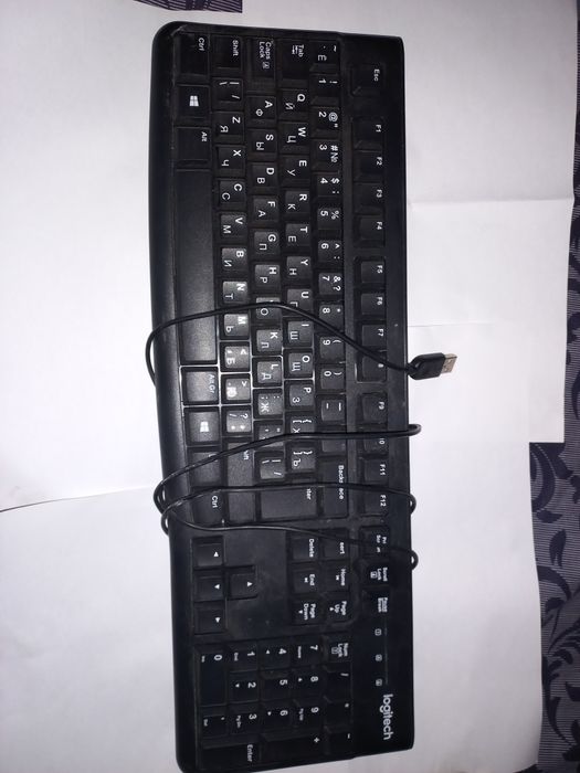 Мышка, клавиатура logitek