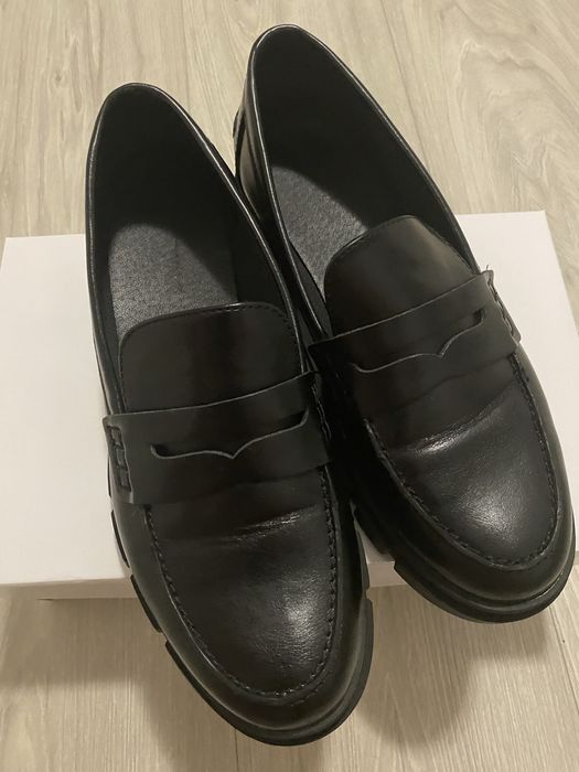 Mokasyny damskie półbuty czarne 38 catwalk