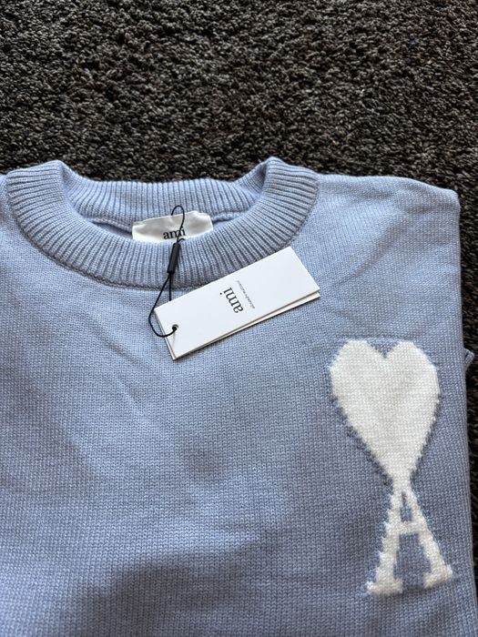 Camisola malha AMI azul clara