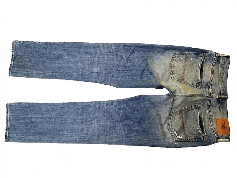 Abercrombie & Fitch New York Retro Przecierane spodnie męskie vintage