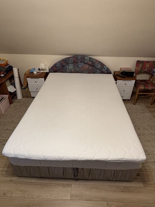 Łóżko sypialniane otwierane 140x200 + materace