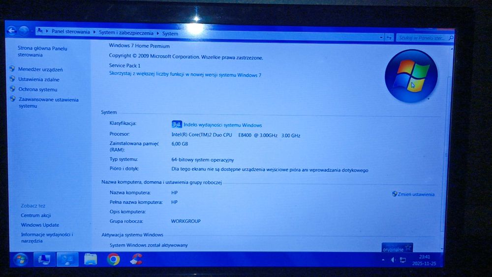 Komputer Stacjonarny PC HP DC 7900 6GB Ram