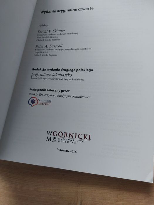 ABC ciężkich urazów.. Skinner, Driscoll, red. Jakubaszko