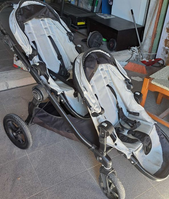 Baby Jogger - City Select Lux Gemeos + Ovinhos Cybex com iso-fix