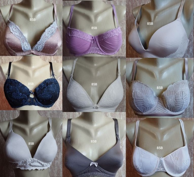 Бюстгальтеры на поролоне разных размеров