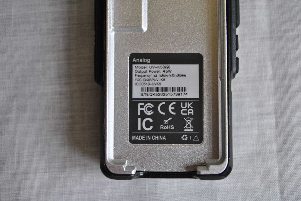 Радіостанція Рація Quansheng UV-K5(99)