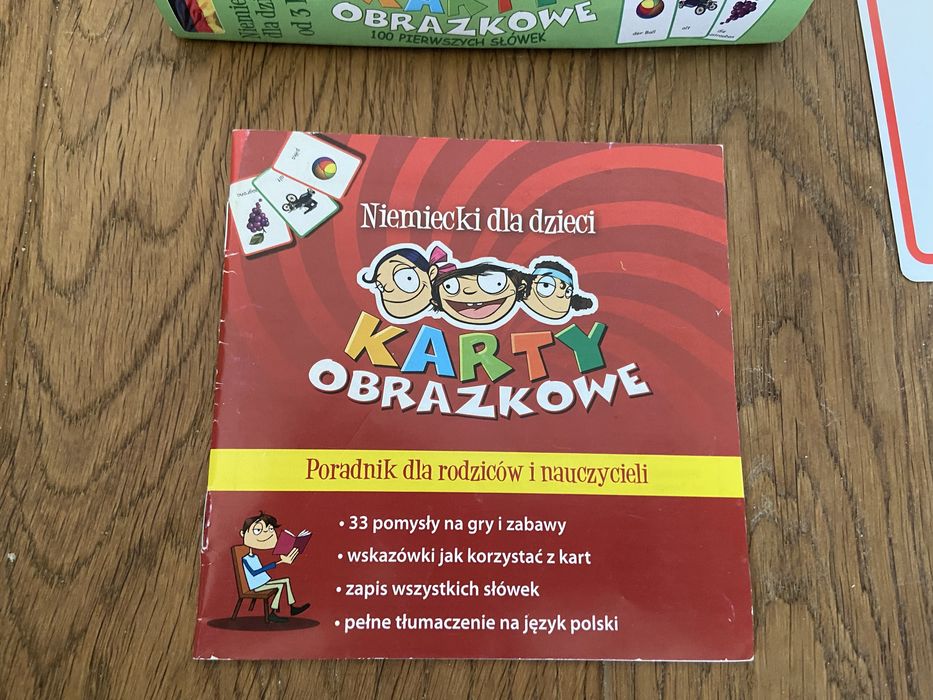 Karty Obrazkowe polsko-niemieckie 100 kart PŁYTA CD