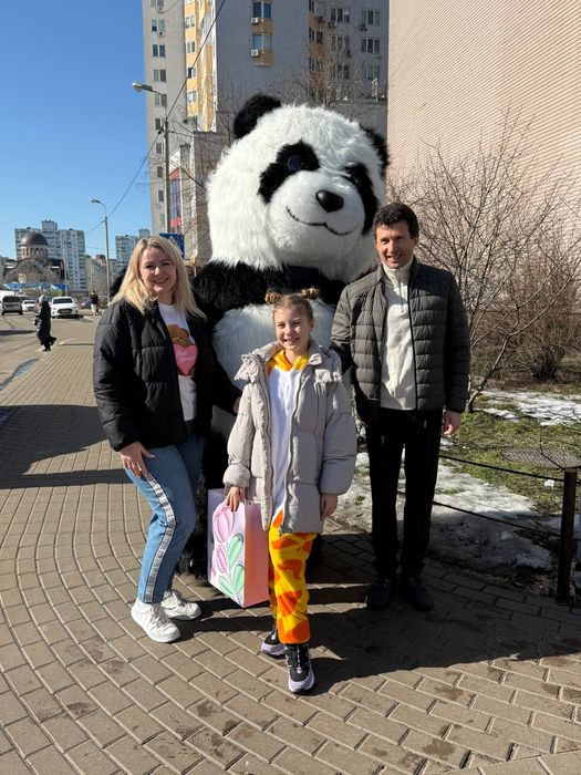 Мила панда  Буся аніматор на день народження