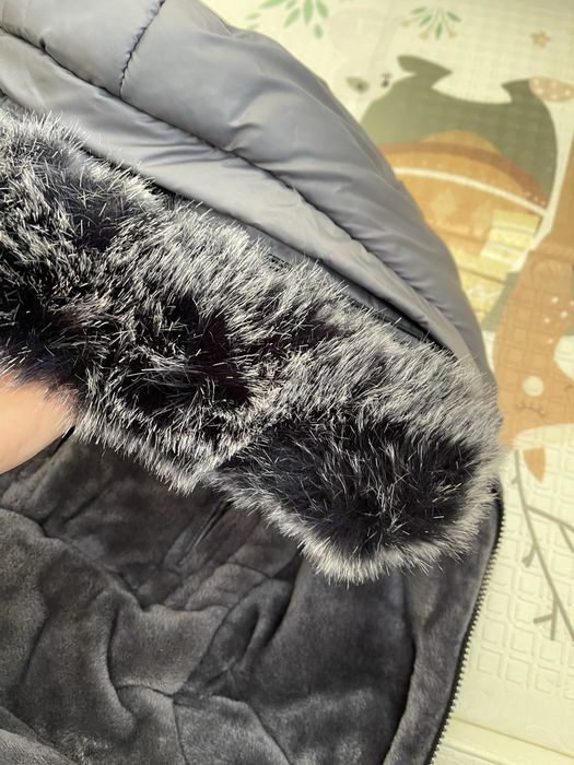 Теплий конверт Bair Canada grapfite на коляску сани