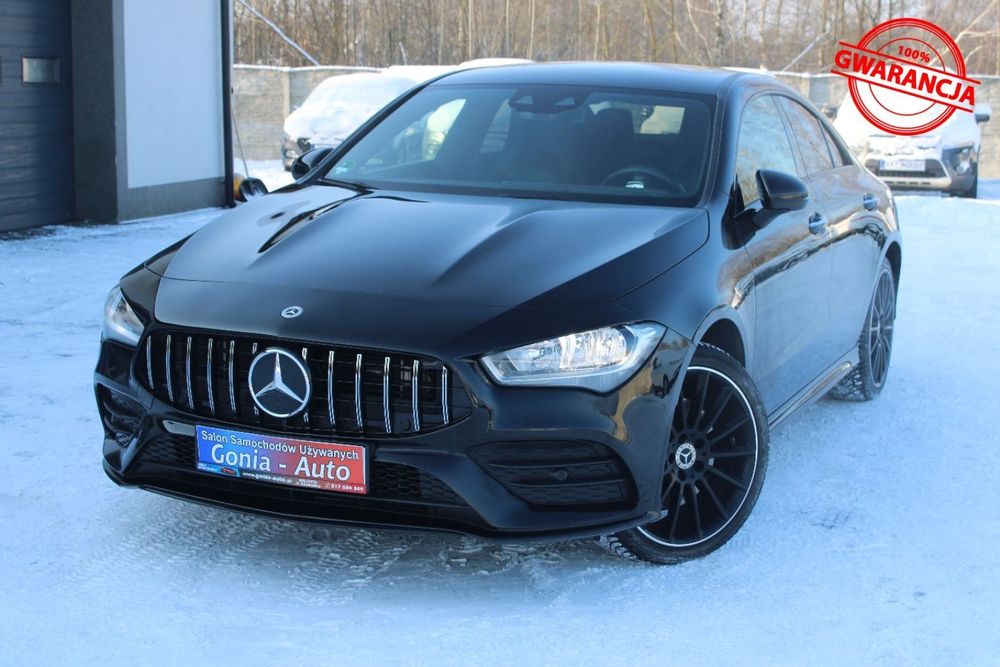 Mercedes-Benz CLA Gwarancja_CLA250_PLUG-IN_Piękny Czarny Wojownik_Asystenci_Chrom !!!