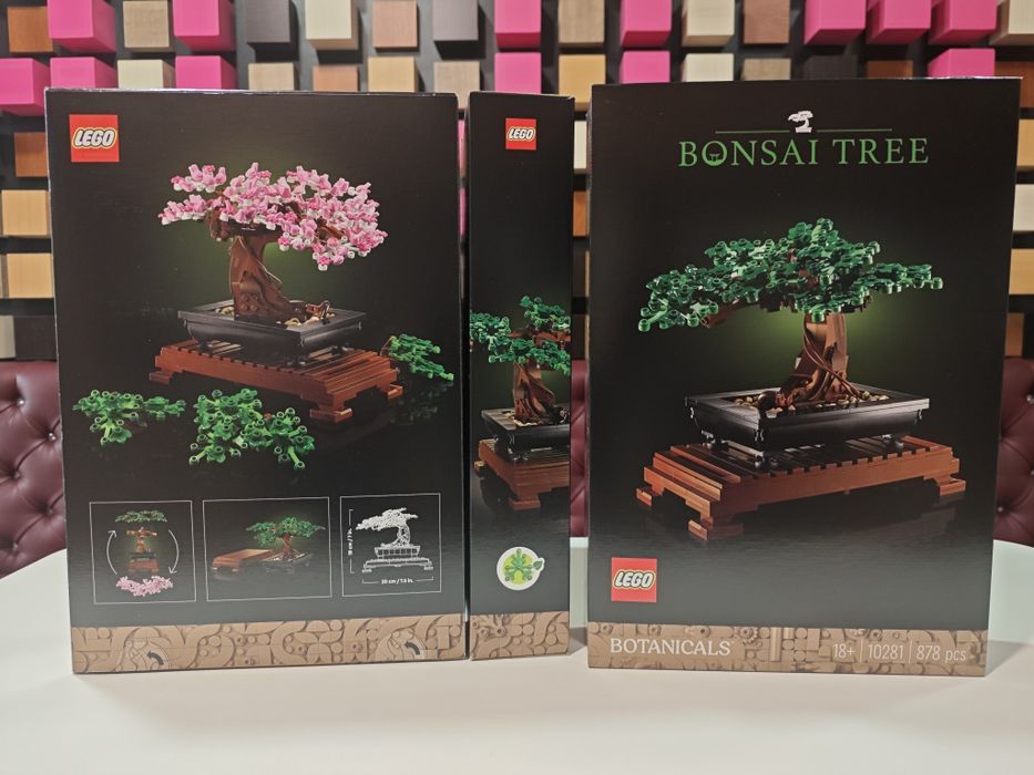 LEGO Botanicals 10281 Дерево бонсай. Квіти лего. Оригінал
