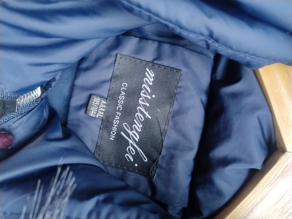 Zimowa kurtka kolor granatowy