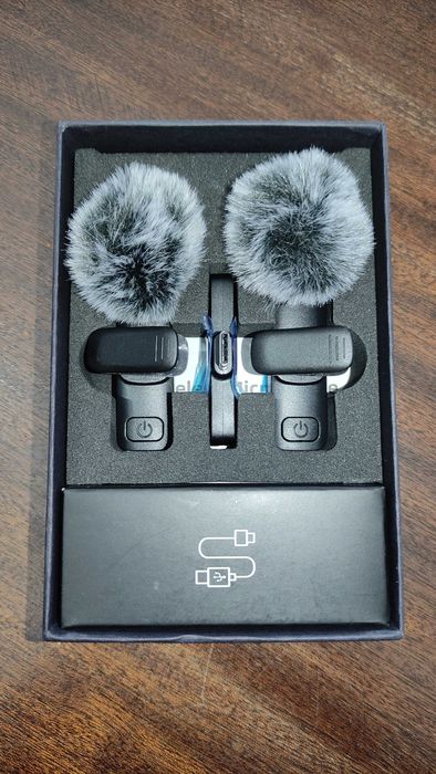 Microfone Lapela Sem Fios Duplo64409546810499122